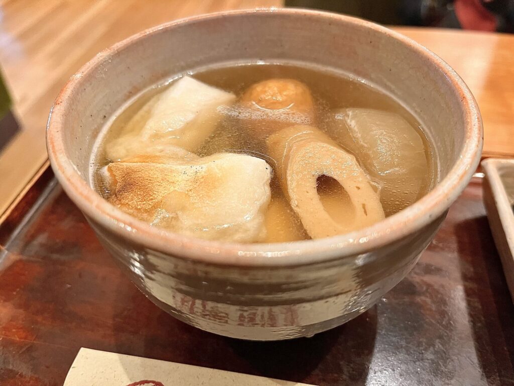 コメダ和喫茶おかげ庵　季節限定メニュー　おでん