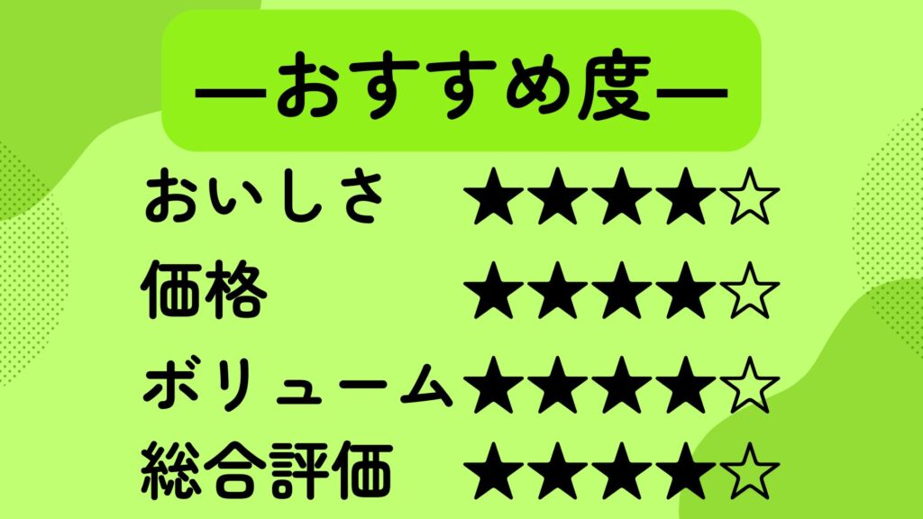 コメダ グラクロ 薫るポルチーニ 筆者のおすすめ度